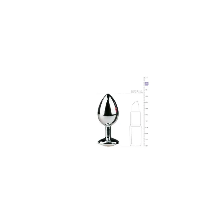 EasyToys Anal | Plug Anale EasyToys Argentato M EasyToys Anal | Plug Anale EasyToys Argentato M
