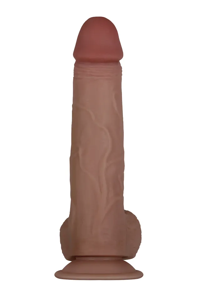 Evolved Fallo Scappellabile Mulatto da 9 Vibrators