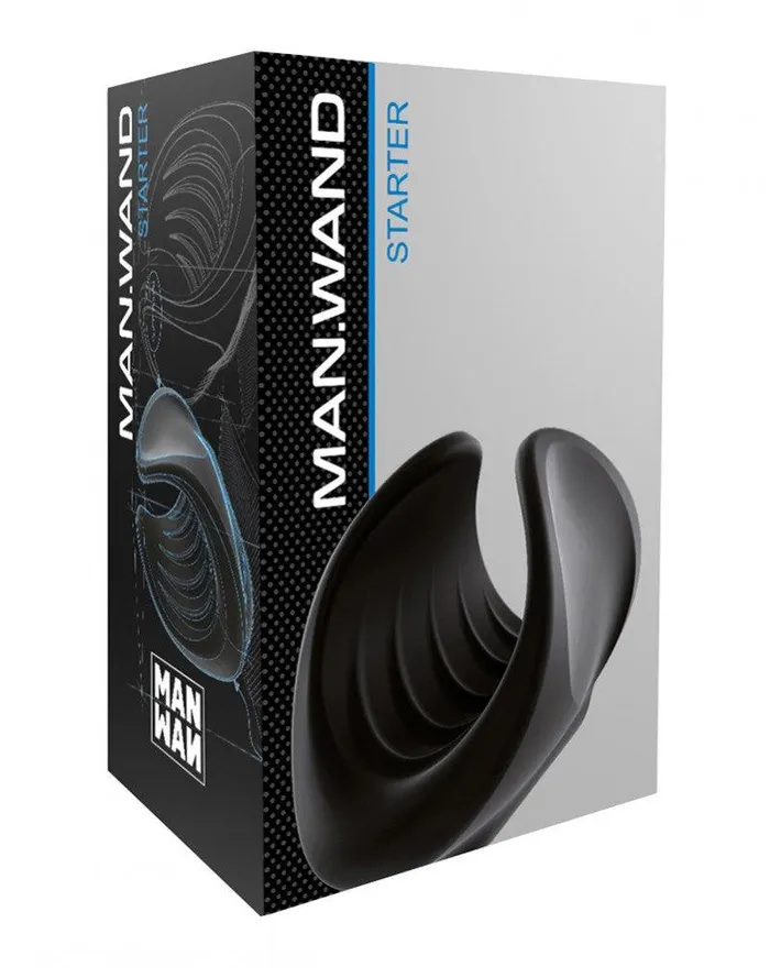 Man.Wand Starter Masturbator - Zwart | ManWan Male Sex Toys