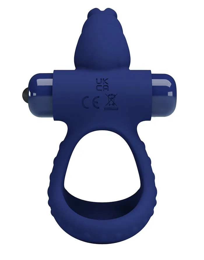 Vibrators | Pretty Love Pretty Love - Luchito - Rabbit Cockring - Donkerblauw