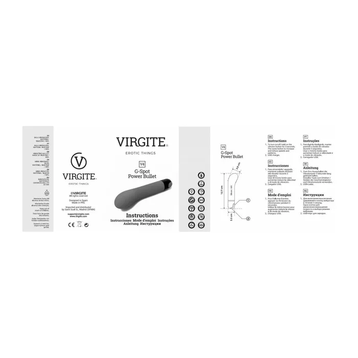 Virgite Vibrators | Vibratore Spot Virgite Azzurro