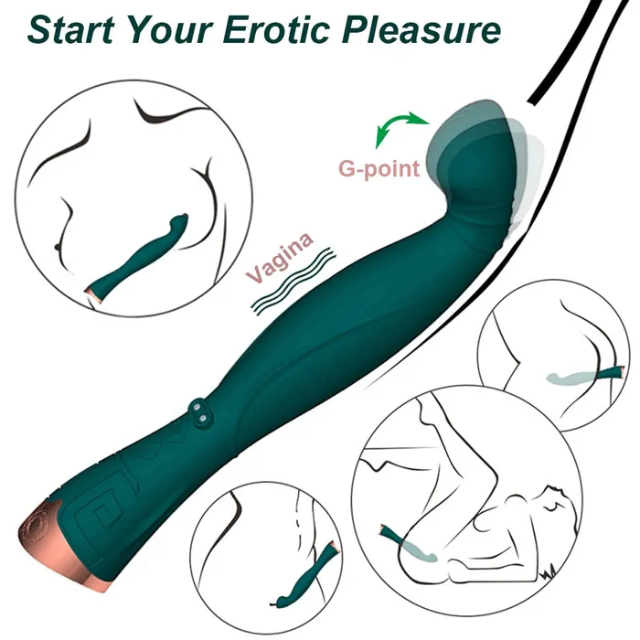 10 Vibration 3 Pummeling G-spot Clitoris Vagina Vibrator | Lusty Age Vibrators