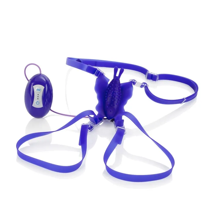 7Function Silicone Love Rider Butterfly Kiss Purple CalExotics Vibrators