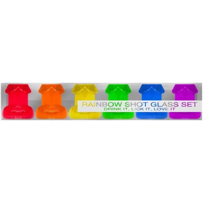 Anal Rainbow Shot Glass Set Kheper Games