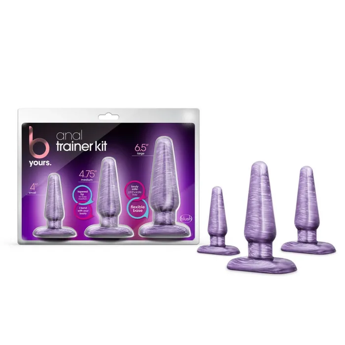 B Yours Anal Trainer Kit Purple Swirl Blush Novelties Anal