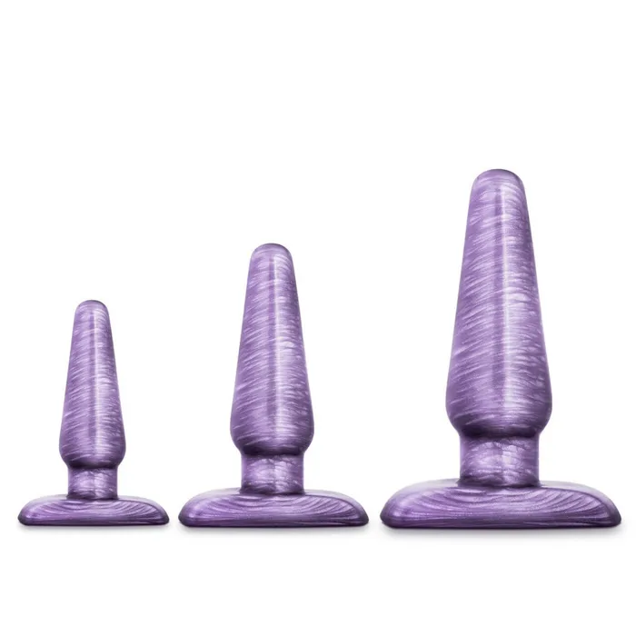 B Yours Anal Trainer Kit Purple Swirl | Blush Novelties Anal