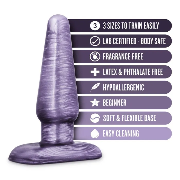 B Yours Anal Trainer Kit Purple Swirl | Blush Novelties Anal