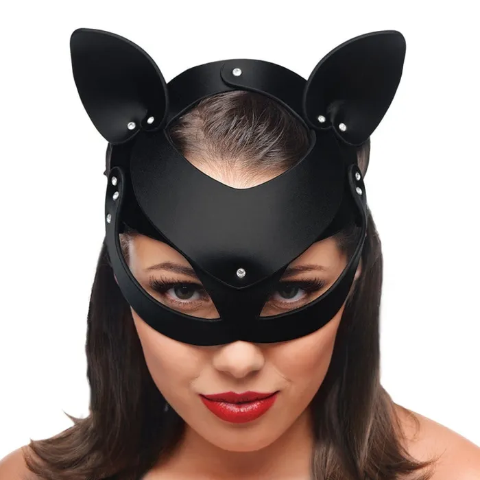 Black Cat Tail Anal Plug and Mask Set | XR Brands Tailz Anal Black Cat Tail Anal Plug and Mask Set | XR Brands Tailz Anal
