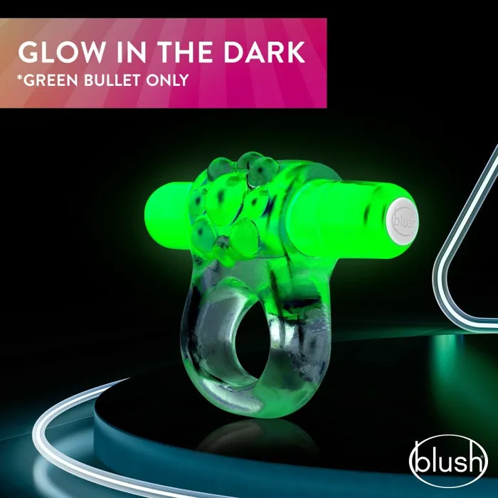 Blush Novelties Couples | Play With Me Teaser Vibrating C-Ring Green Blush Novelties Couples | Play With Me Teaser Vibrating C-Ring Green