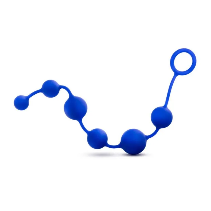 Blush Novelties Performance 16 Inch Silicone Anal Beads Indigo Anal