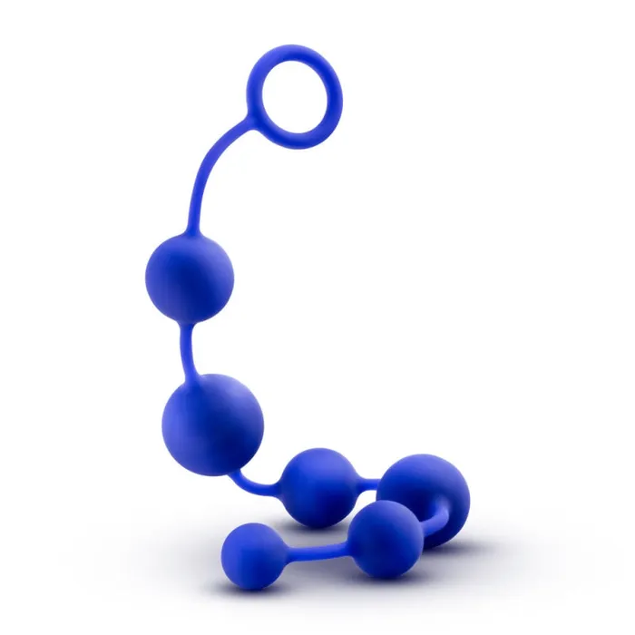 Blush Novelties Performance - 16 Inch Silicone Anal Beads - Indigo | Anal Blush Novelties Performance - 16 Inch Silicone Anal Beads - Indigo | Anal