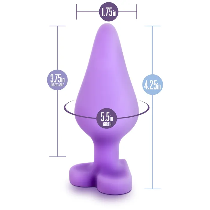 Blush Novelties Vibrators | Naughty Candy Heart - Purple - G-Spot Vibrator