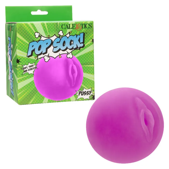 Calexotics Pop Sock Pussy Purple Vibrators