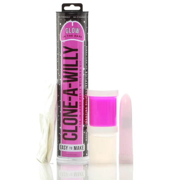 Clone-a-Willy Clone-a-Willy Glow-in-the-Dark Kit - Pink | Dildos