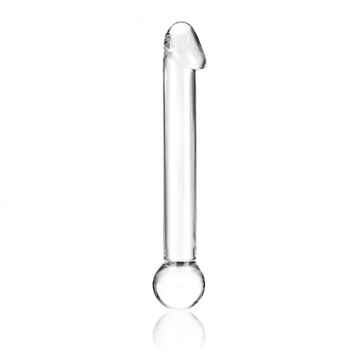 Dildos | 7 Inch Realistic Head Glass Dildo - Glas Dildos | 7 Inch Realistic Head Glass Dildo - Glas