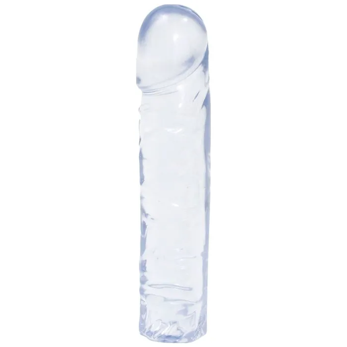 Dildos 8 in Classic Dong Clear Crystal Jellies