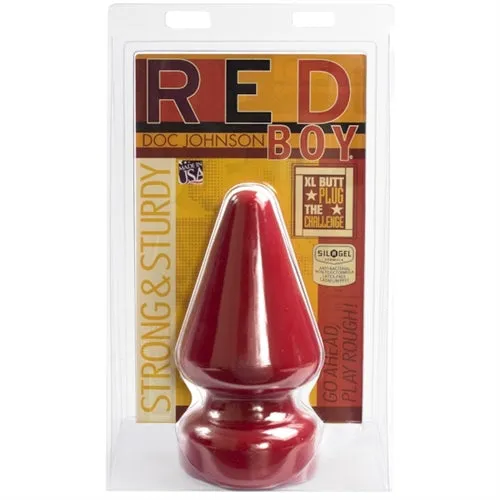 Doc Johnson Anal Red Boy the Challenge Butt Plug