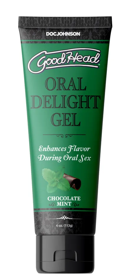 Doc Johnson Enhancers Goodhead Oral Delight Gel Chocolate Mint 4 Oz