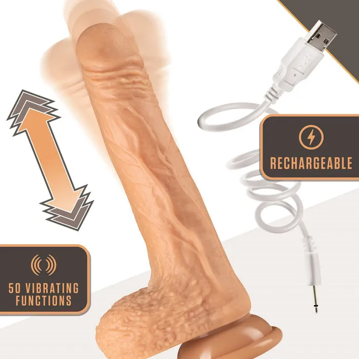 Dr. Skin Silicone Dr. Grey - Flesh-(bl-32503) | Blush Novelties Dildos Dr. Skin Silicone Dr. Grey - Flesh-(bl-32503) | Blush Novelties Dildos