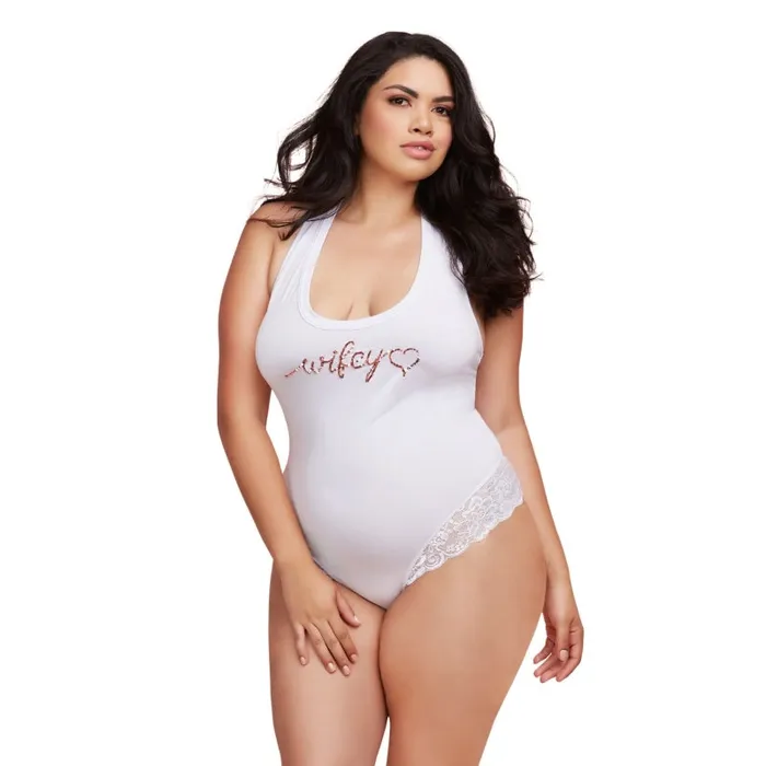 Dreamgirl Teddies And Bodies Bride Bodysuit 1x White
