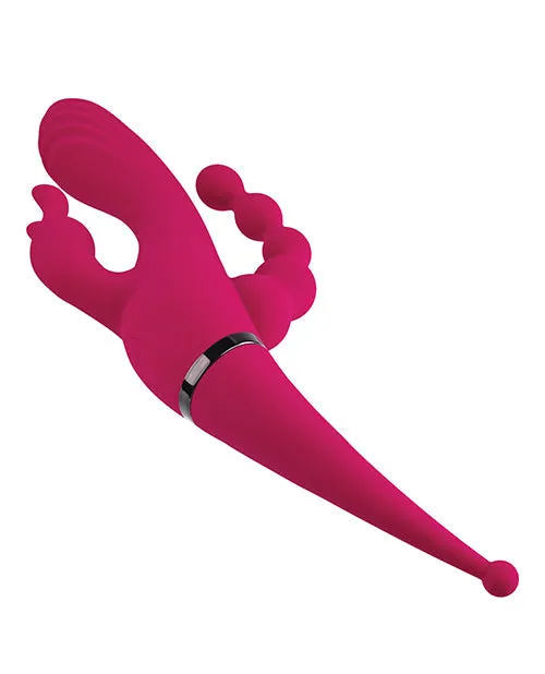 Evolved Novelties Gender X Four By Four Vibrator - Burgundy | Vibrators