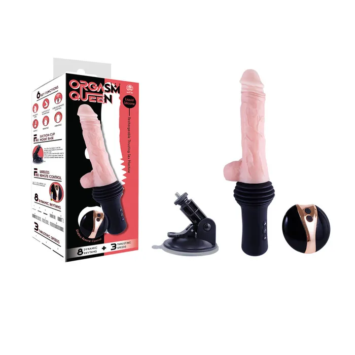 Excellent Power Orgasm Queen Thrusting Dildo Flesh USB Rechargeable Vibrating Heating Thrusting Dildo Mach Female Sex Toys Excellent Power Orgasm Queen Thrusting Dildo Flesh USB Rechargeable Vibrating Heating Thrusting Dildo Mach Female Sex Toys