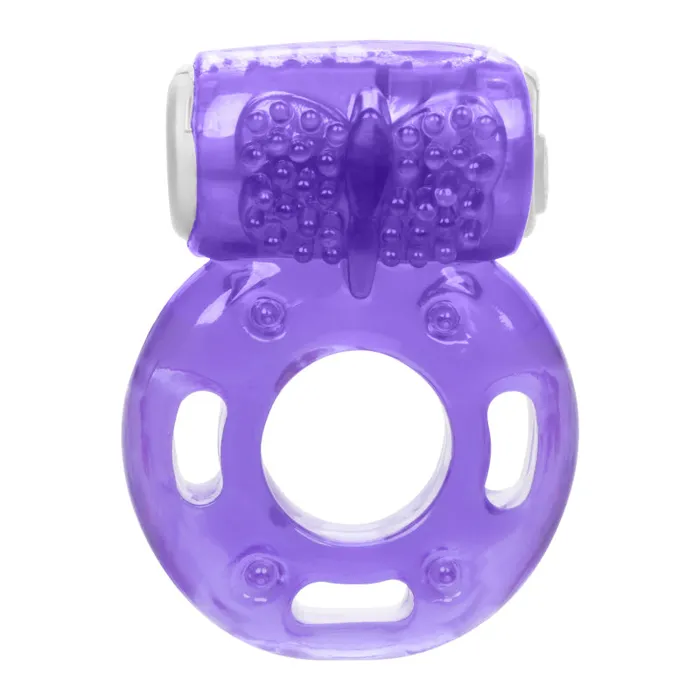 Foil Pack Vibrating Ring - Purple | Calexotics Male Sex Toys Foil Pack Vibrating Ring - Purple | Calexotics Male Sex Toys