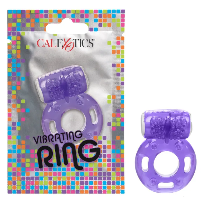 Foil Pack Vibrating Ring - Purple | Calexotics Male Sex Toys Foil Pack Vibrating Ring - Purple | Calexotics Male Sex Toys