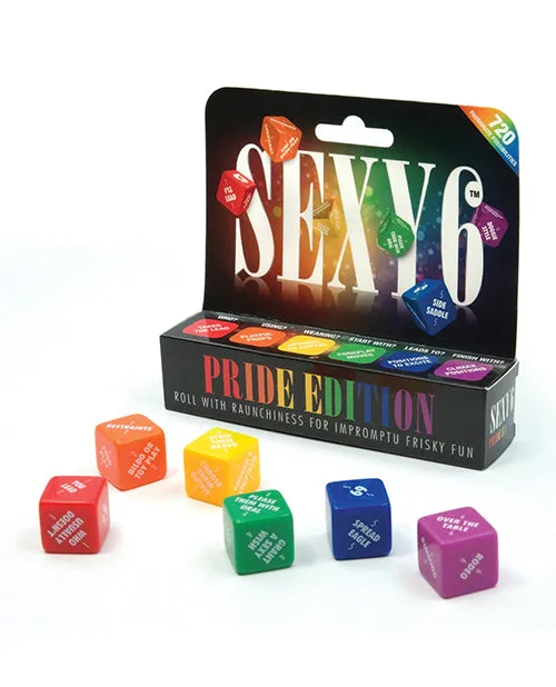 Games Creative Conceptions Sexy 6 Dice Game Pride Edition