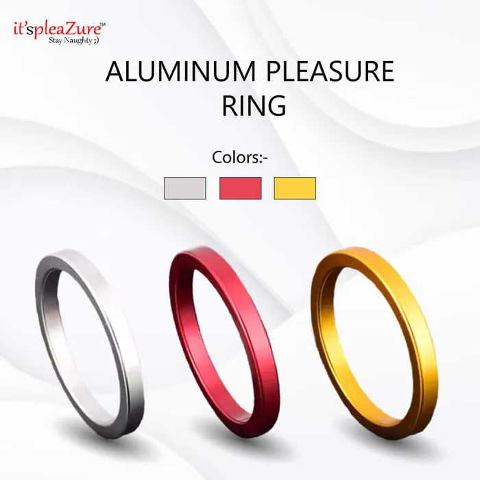 ItspleaZure Male Sex Toys | Itspleazure Aluminum Pleasure Ring Golden