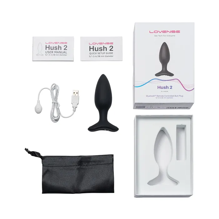 LOVENSE Anal | LOVENSE Hush 2 Butt Plug - Black