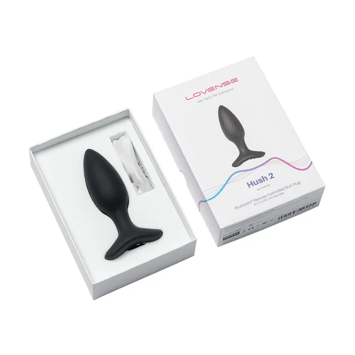 LOVENSE Anal | LOVENSE Hush 2 Butt Plug - Black