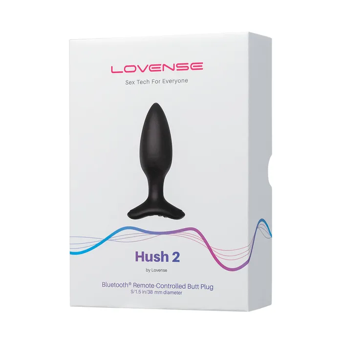 LOVENSE Anal | LOVENSE Hush 2 Butt Plug - Black