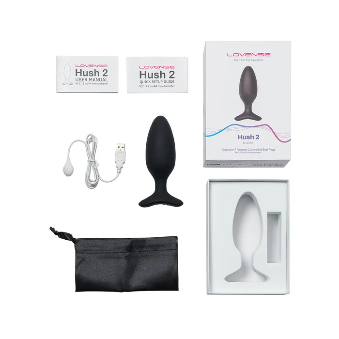 LOVENSE Anal | LOVENSE Hush 2 Butt Plug - Black