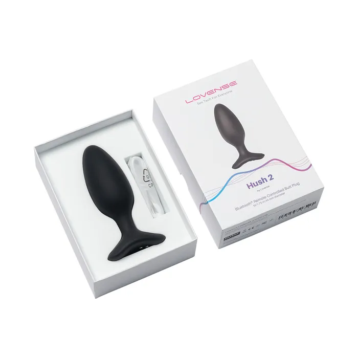 LOVENSE Anal | LOVENSE Hush 2 Butt Plug - Black
