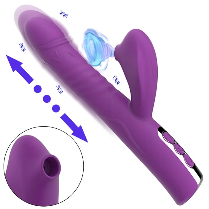 Lusty Age Female Sex Toys Thrusting Rabbit Vibrator Suction Vibrator for Women Lusty Age Female Sex Toys Thrusting Rabbit Vibrator Suction Vibrator for Women