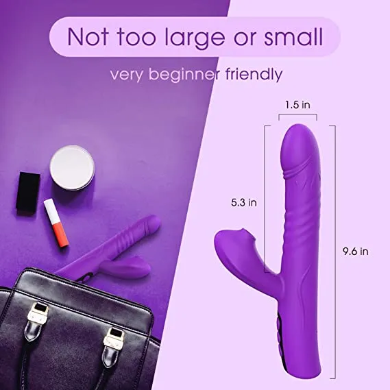 Lusty Age Female Sex Toys | Thrusting Rabbit Vibrator Suction Vibrator for Women