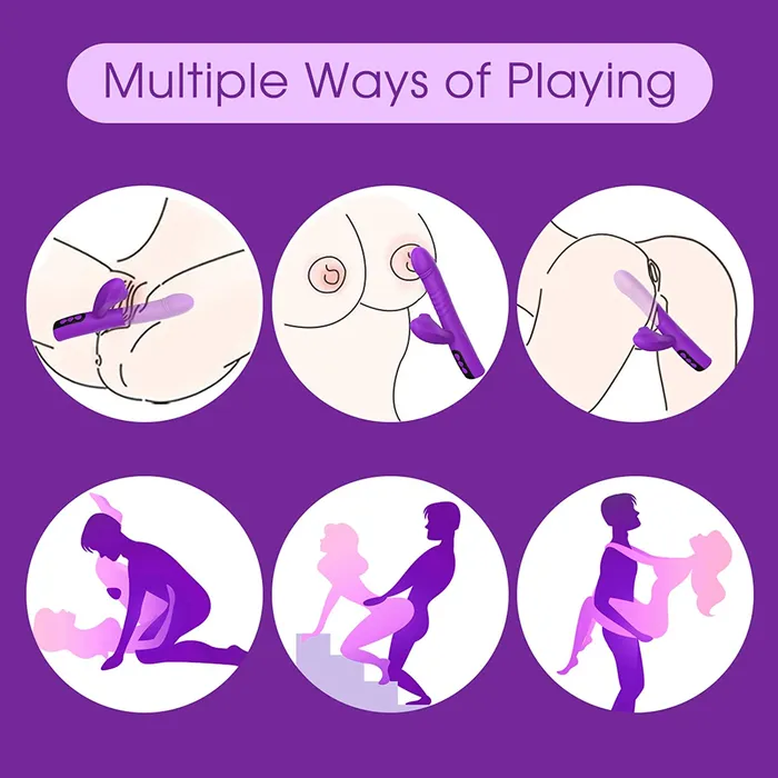 Lusty Age Female Sex Toys | Thrusting Rabbit Vibrator Suction Vibrator for Women
