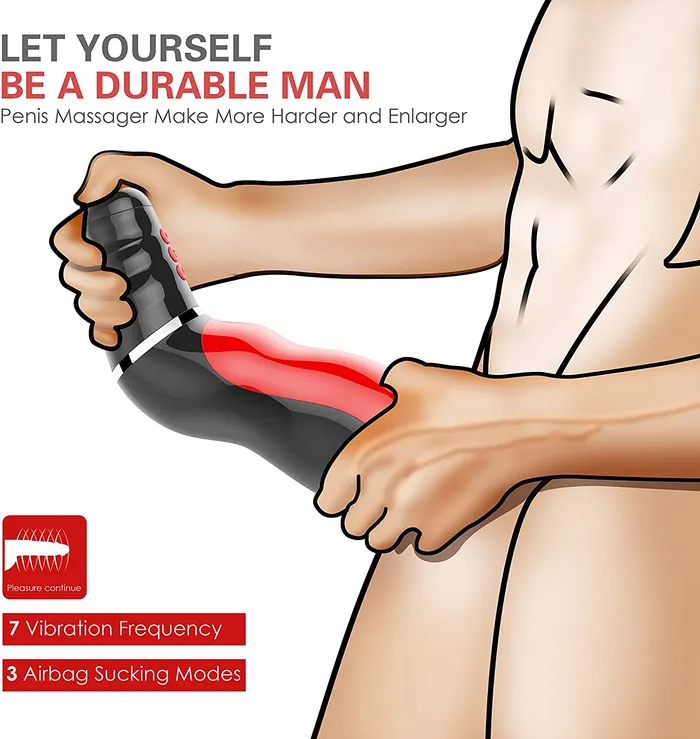 Lusty Age Male Sex Toys | Deep Throat Clip Suction Blowjob Male Masturbation Cup