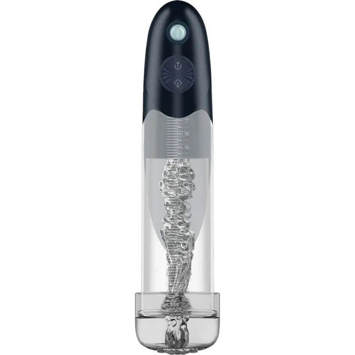 LuvPump Male Sex Toys | BathFun Automatic USB Waterproof Penis Pump w Magic Sleeve