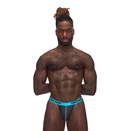 Male Power Casanova Uplift Thong Black SM Male Power Lingerie Anal