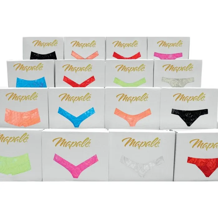 Mapale Lace Boyshort Orange | Couples