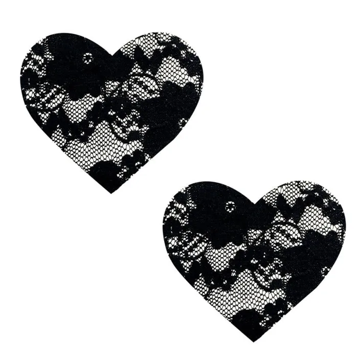 Neva Nude Anal Vogue Black Lace I Heart U Nipztix Pasties