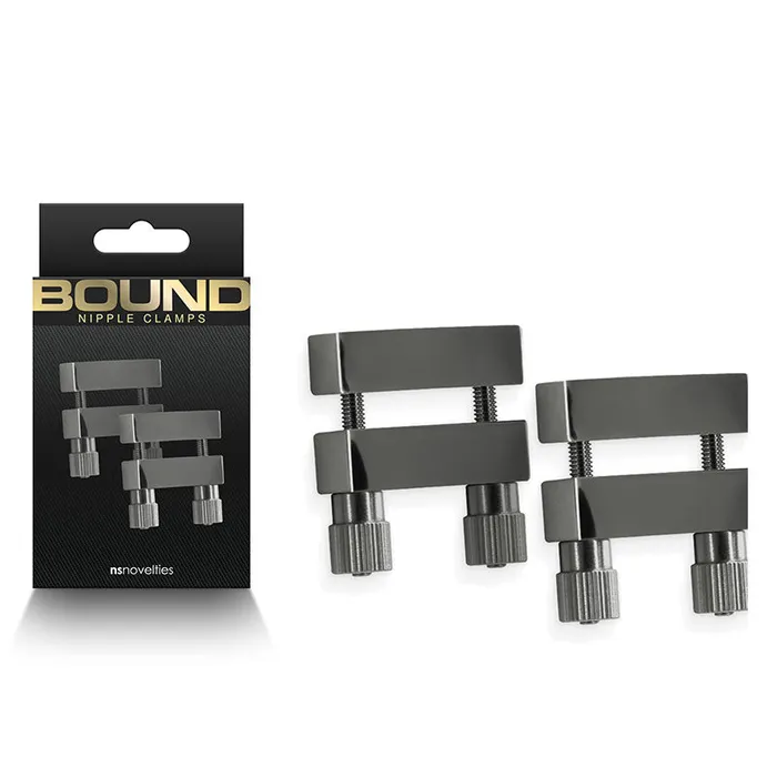 Nipple Clitoral Toys NS Novelties Bound Nipple Clamps V1 Gunmetalnsn130441 Nipple Clitoral Toys NS Novelties Bound Nipple Clamps V1 Gunmetalnsn130441