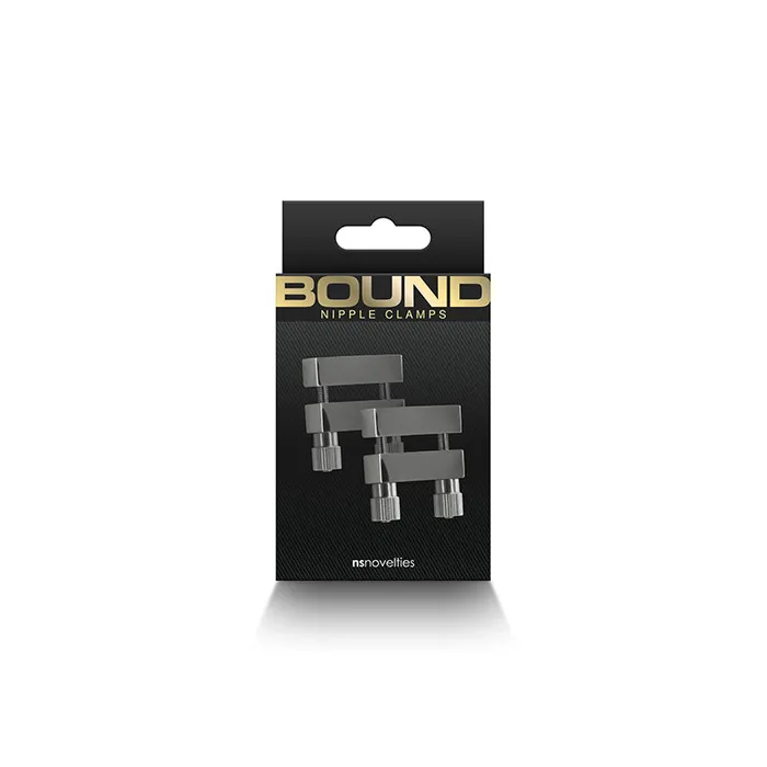 Nipple & Clitoral Toys | NS Novelties Bound Nipple Clamps - V1 - Gunmetal-(nsn-1304-41) Nipple & Clitoral Toys | NS Novelties Bound Nipple Clamps - V1 - Gunmetal-(nsn-1304-41)