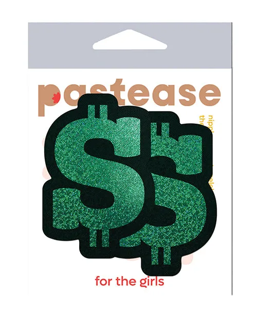 Pastease Vibrators | Pastease Money Gold Glitter Dollar Sign Nipple Pasties