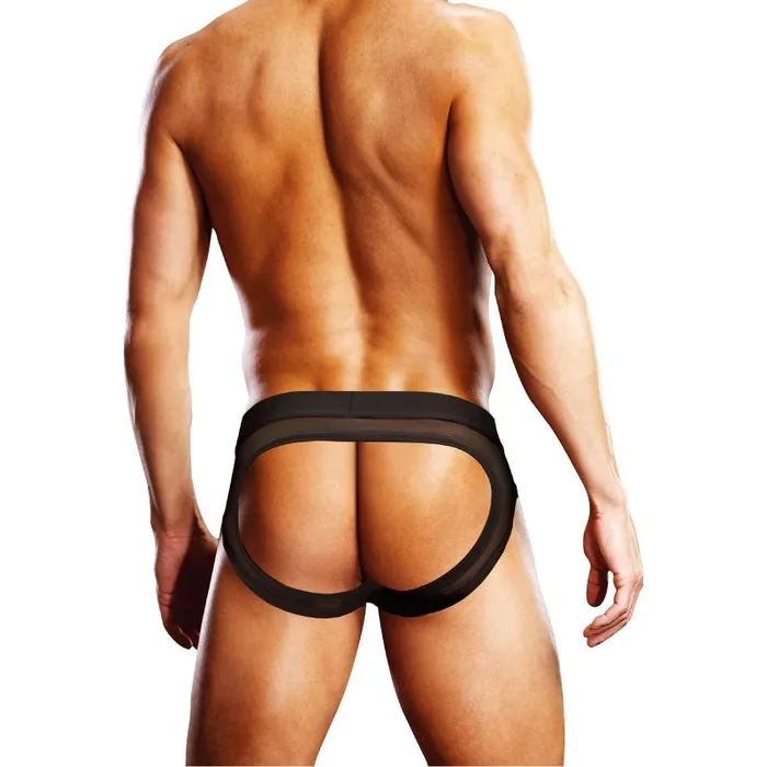 Prowler Mesh Open Back Brief Black | Prowler Anal