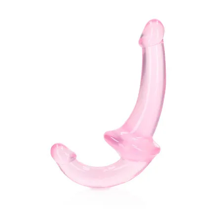 Shots America Female Sex Toys RealRock Crystal Clear 6 in Strapless StrapOn Dildo Pink Shots America Female Sex Toys RealRock Crystal Clear 6 in Strapless StrapOn Dildo Pink