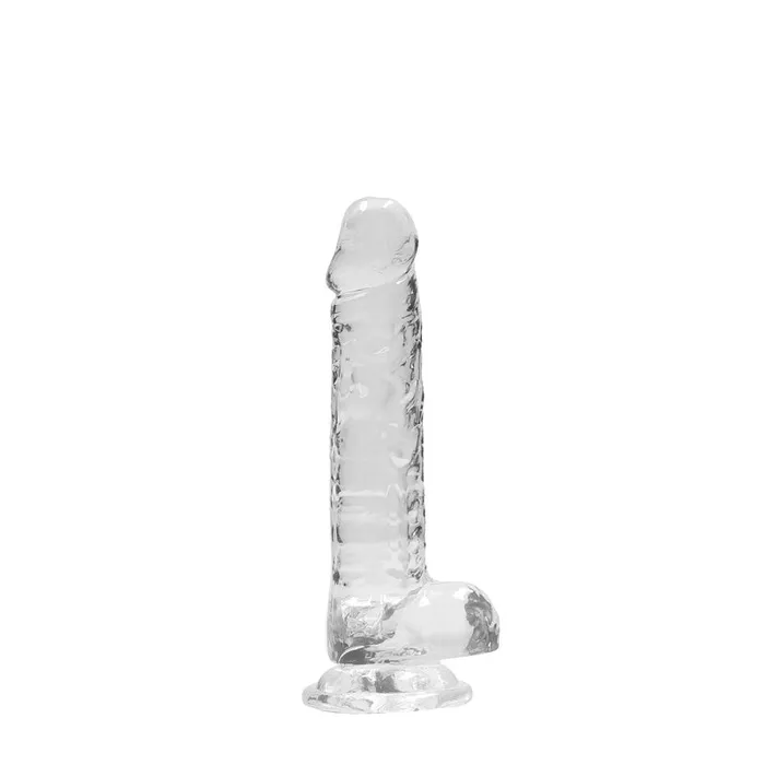 Shots Toys Female Sex Toys | RealRock 7'' Realistic Dildo With Balls - Clear 17.8 cm Dong - REA091TRA Shots Toys Female Sex Toys | RealRock 7'' Realistic Dildo With Balls - Clear 17.8 cm Dong - REA091TRA