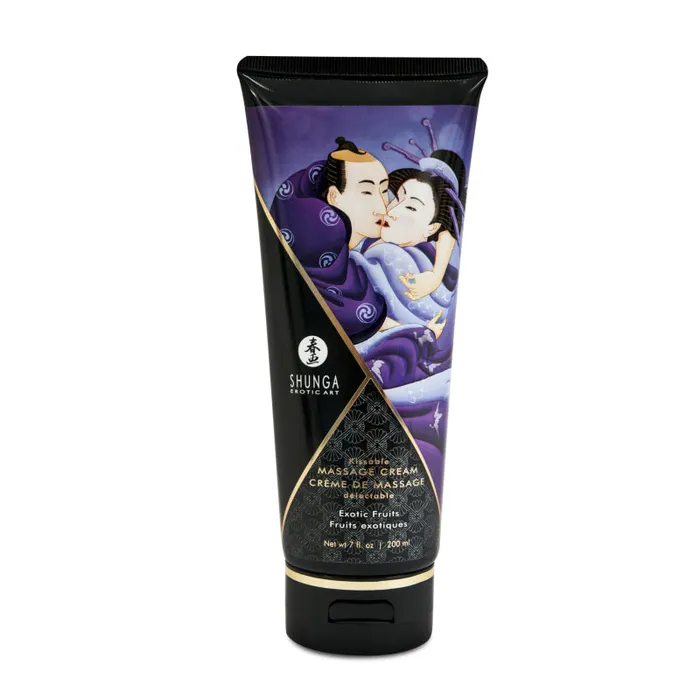 Shunga Kissable Massage Cream Exotic Fruits 7 Fl Oz 200 ml Couples